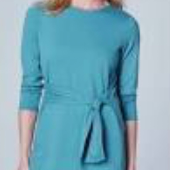 J jill Pinterest blue topaz tie front top. NWT. Retail‎ 79 - Picture 1 of 4